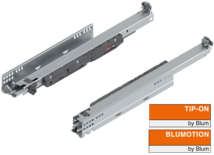 Blum MOVENTO BLUMOTION S Vollauszug ohne Kupplungen