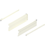 Blum METABOX Korpusschienen und Zargen NL=400mm K=118mm cremeweiß