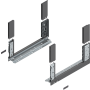 Blum LEGRABOX Zarge Höhe C (176,8 mm) NL=400mm L/R free oriongrau matt