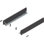 Blum LEGRABOX Zarge Höhe M (90,3mm) NL=550mm pure terraschwarz