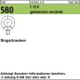 Ringschrauben DIN 580 C15E M 6 galv. verzinkt gal Zn VE=25St
