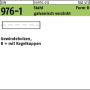 Gewindebolzen DIN 976 Stahl B M 6x40 galv. verzinkt gal Zn VE=100St