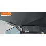 Blum AVENTOS HK top Hochklappe Abdeckkappenset LS/RS SERVO-DRIVE tiefgrau/inox