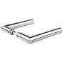 EUROBAT Türdrückerpaar 415 16mm Hals Edelstahl poliert