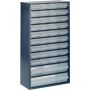 Schubla.-Magazin 1240-123 40 Schubladen blau Raaco