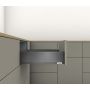 Blum Set Schubkasten MERIVOBOX Höhe K 129mm NL=350mm 40kg oriongrau