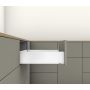 Blum Set Schubkasten MERIVOBOX Höhe K 129mm NL=600mm 70kg seidenweiß