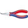 Knipex Elektronik-Flachrundzange 145mm gewinkelt