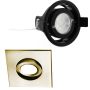 SIRO LED RGB Spot Einbau eckig schwen. W=11 AW=53° lm=180 Rahmen gold