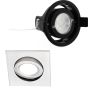 SIRO LED RGB Spot Einbau eckig schwen. W=11 AW=53° lm=180 Rahmen weiß matt