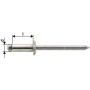 GESIPA Blindniete A2/VA Flachrdk. 3x6mm