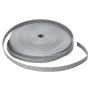 Aufzugsgurt / Rollladengurt 14mm Polypropylen m. Nylonkanten Rolle=50m grau
