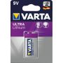 VARTA Batterie ULTRA Lithium E-Block 9V VE=1stk Blister