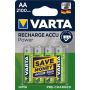 VARTA Batterie Rechargeable AA Mignon 2100mAh VE=4stk