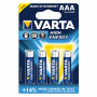 VARTA Batterie HIGH ENERGY Power AAA Micro 4er Blister